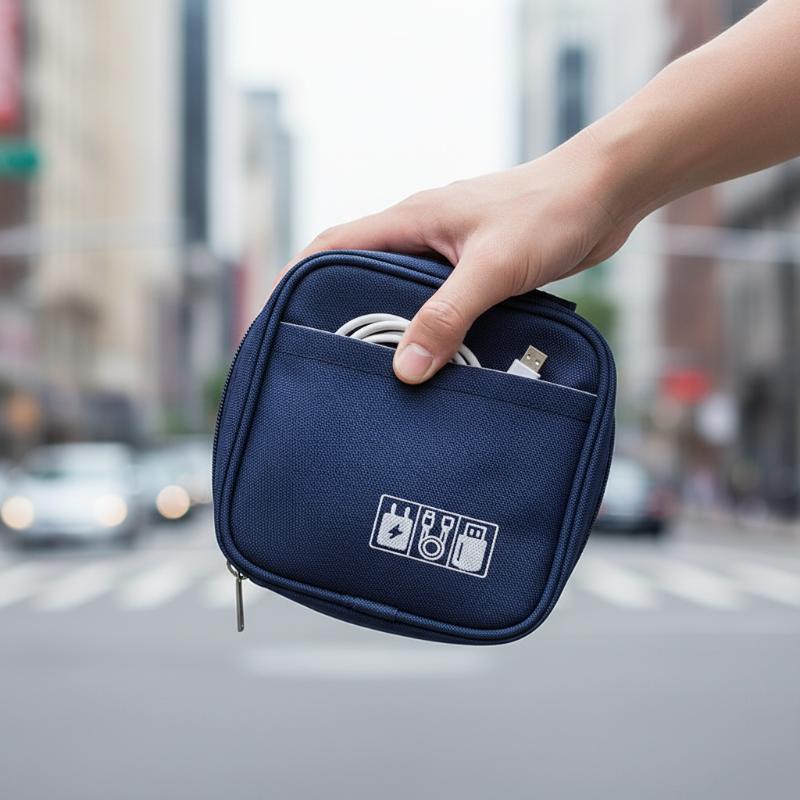 Travel Accessories Organizer Bag - 【F】Bolsa organizadora de cabos portátil e