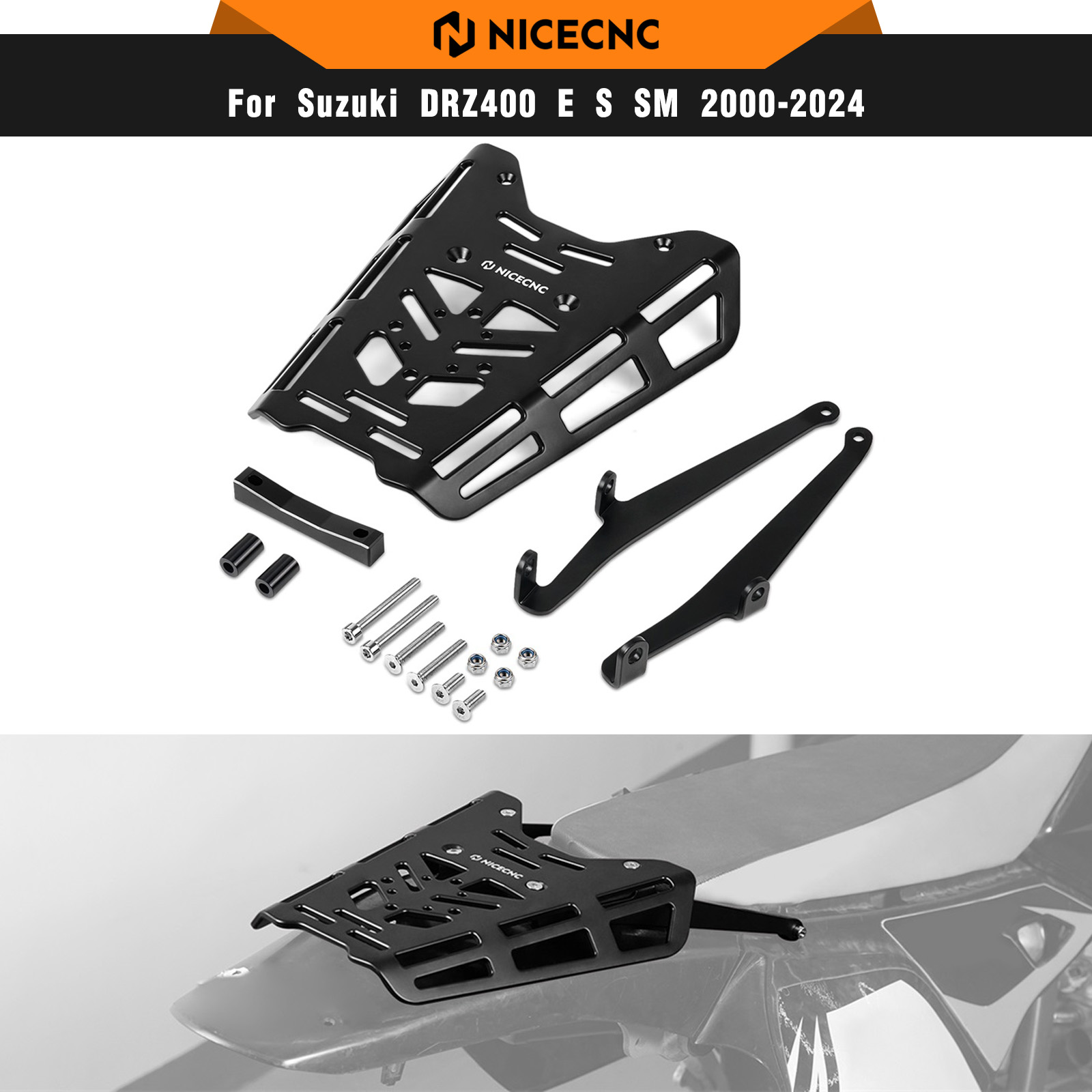 Luggage Cover Protector - Rack de bagagem traseiro da motocicleta