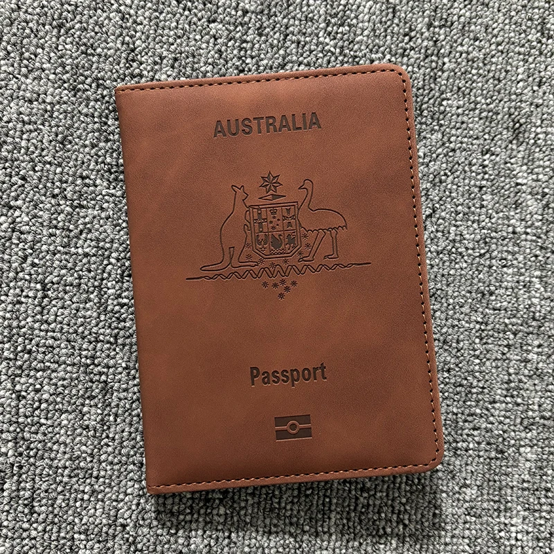 Travel Accessories Wallet - Capa para passaporte australiano com bloqueio